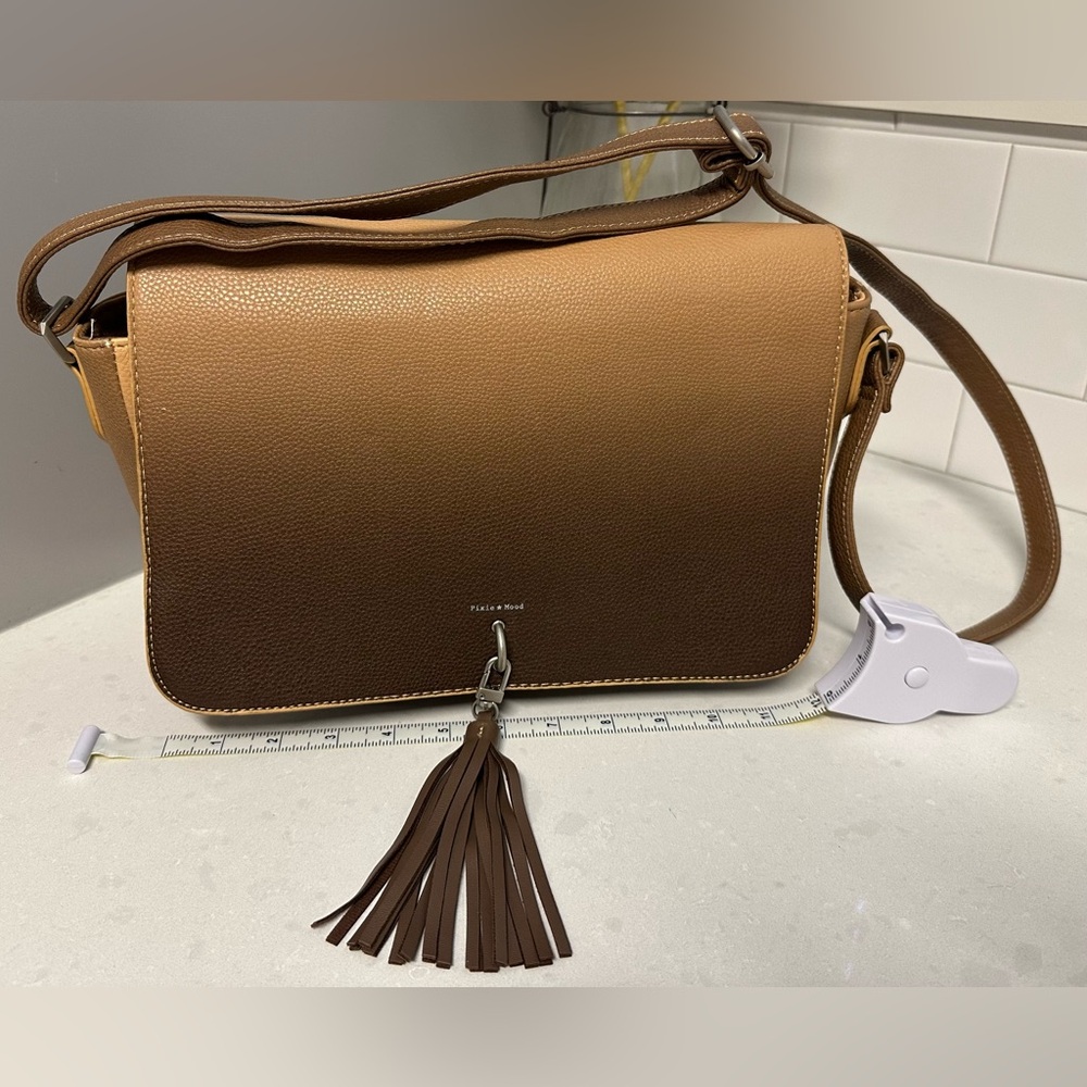*Pixie Mood Brown Ombré Vegan Leather Bag